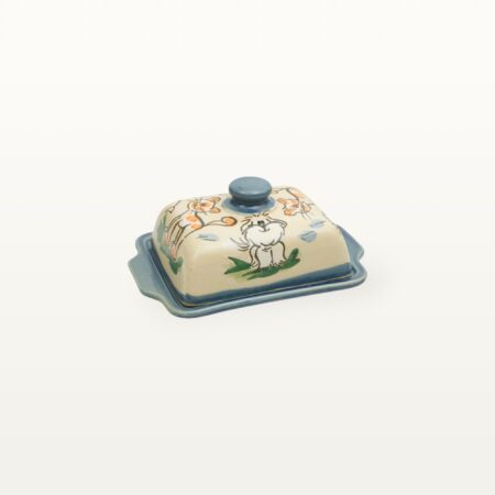 Butterdose Katze Hund - Tierfreunde - Blau