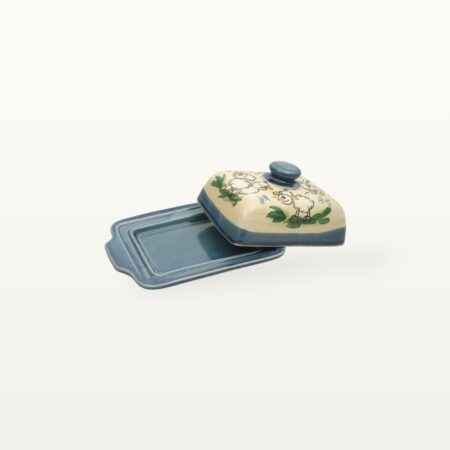 Alternative view of Butterdose Schaf - Tierfreunde - Blau