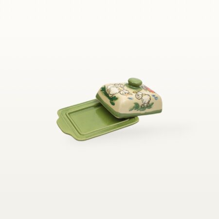 Alternative view of Butterdose Schaf Kuh - Tierfreunde - Grün