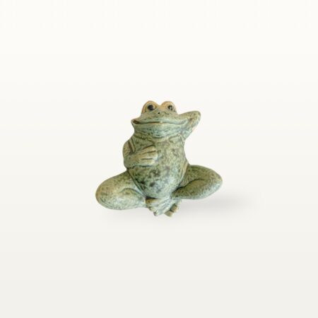 Entspannter Keramik Frosch für den Gartenteich 16 Entspannter Keramik Frosch für den Gartenteich – Bild 8
