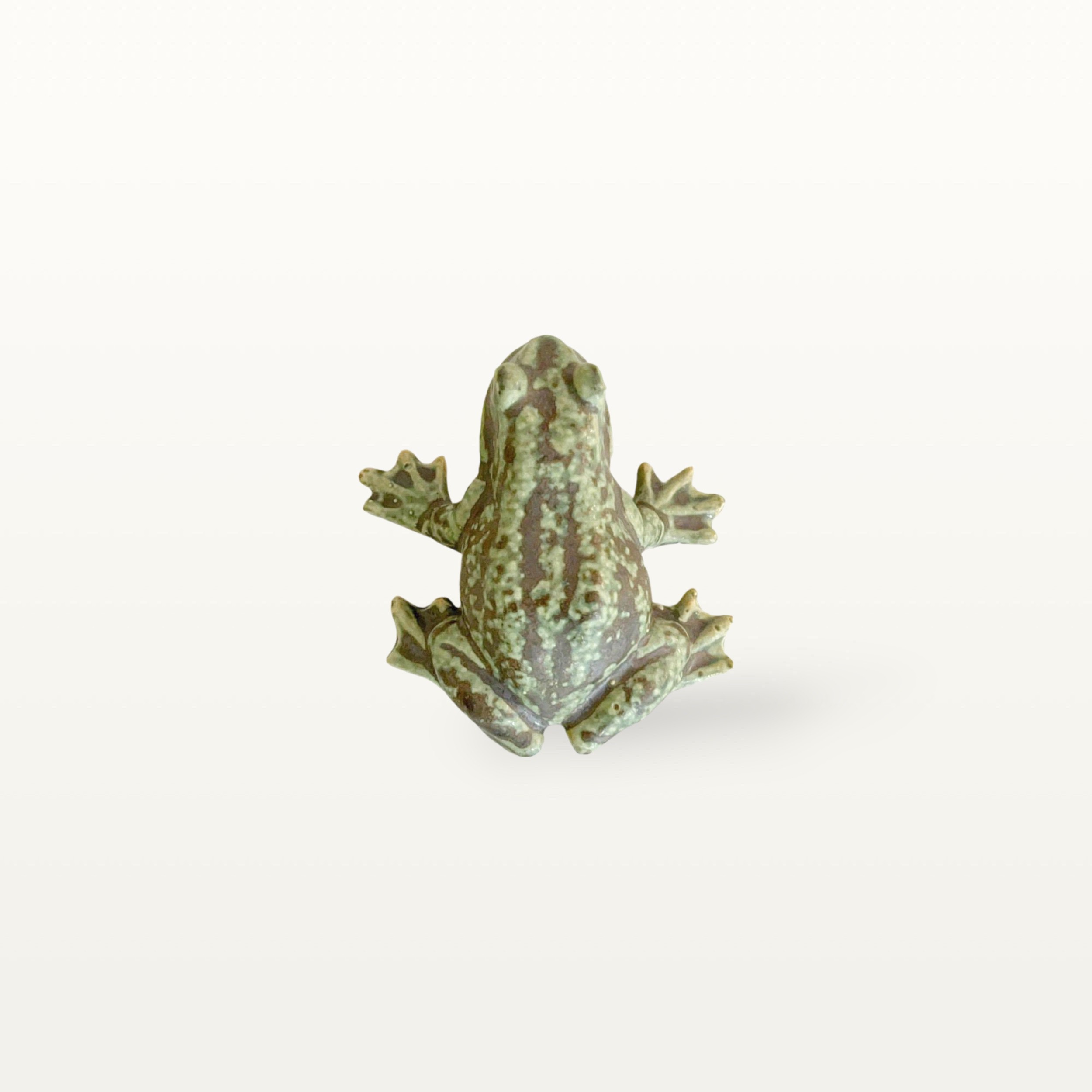 Naturnaher Keramik-Frosch für den Gartenteich 6 Naturnaher Keramik-Frosch für den Gartenteich – Bild 6