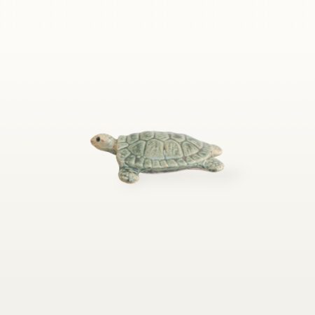 Süße Keramik-Schildkröte für den Gartenteich – Bild 9