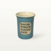 Große Tasse - Graphico Explizit - Idioten - Türkis 5