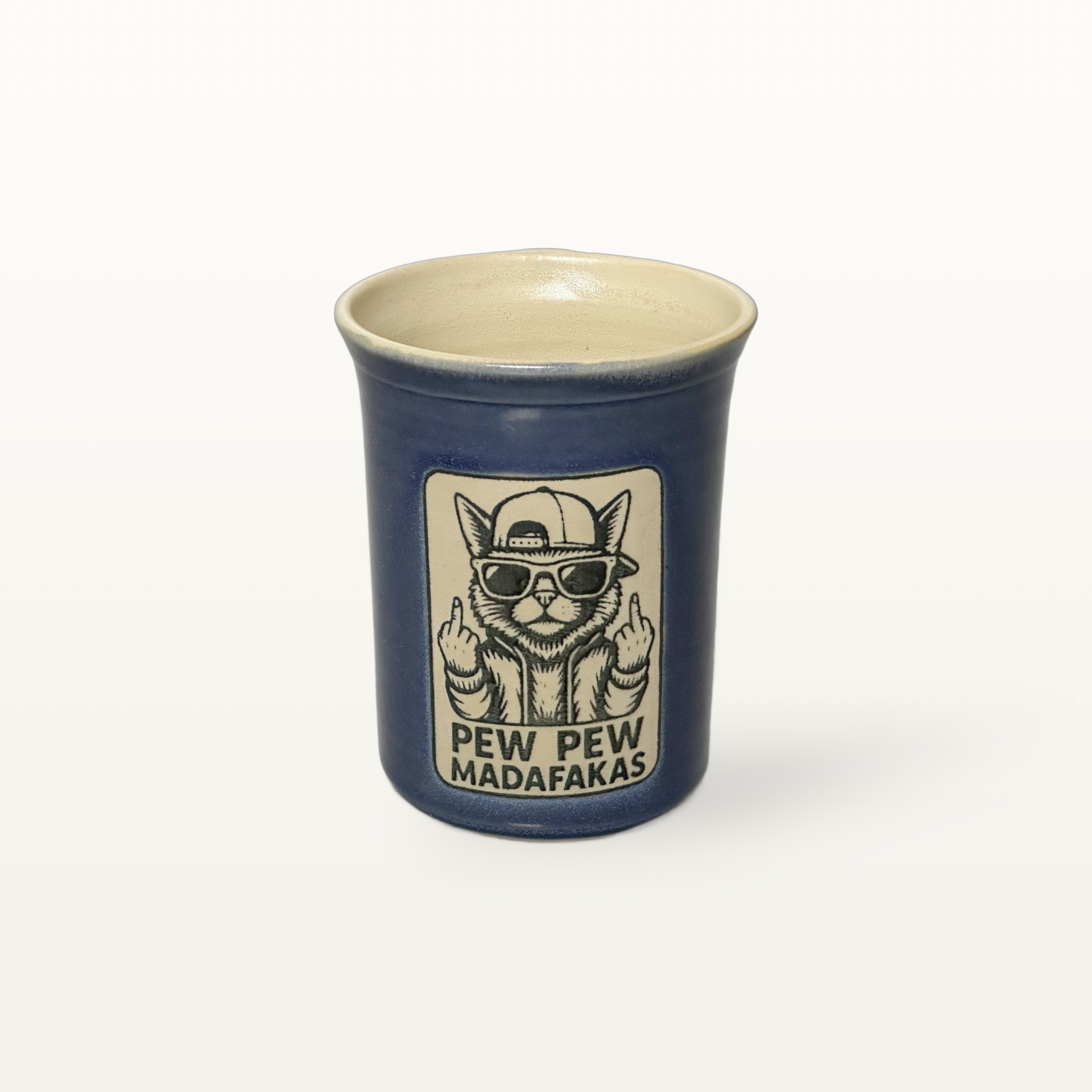 Große Tasse - Graphico Explizit - Pew Pew 2 - Blau 1 Große Tasse - Graphico Explizit - Pew Pew 2 - Blau
