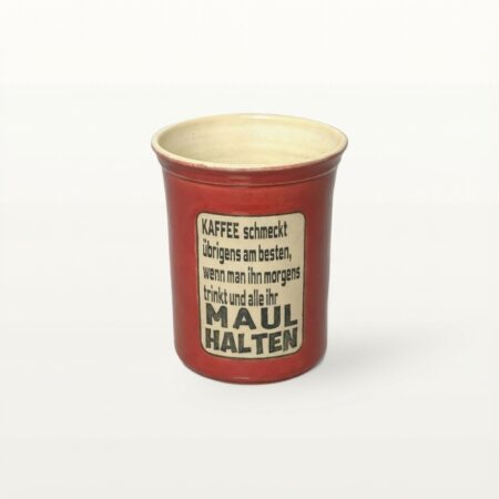 Große Tasse - Graphico Explizit - Maul halten - Rot