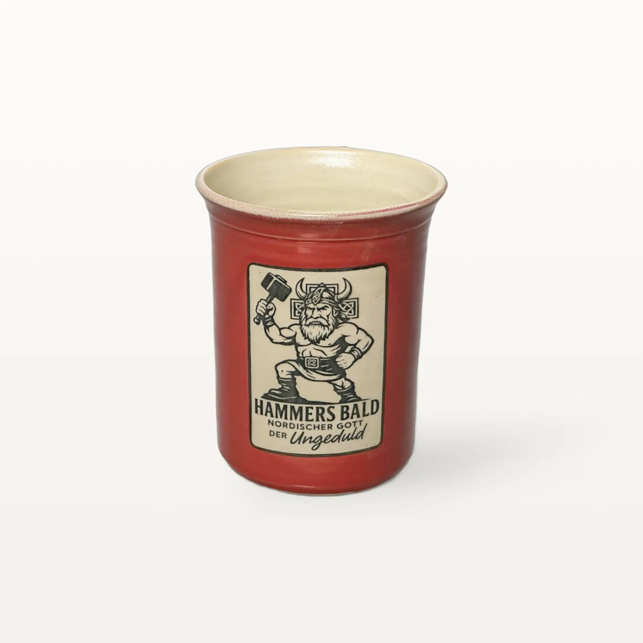 Große Tasse - Graphico Klartext - Thor - Rot 1 Große Tasse - Graphico Klartext - Thor - Rot
