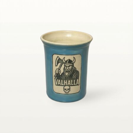 Große Tasse - Graphico Klartext - Valhalla - Türkis
