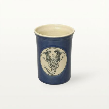 Große Tasse - Graphico Natur - Elefant - Blau