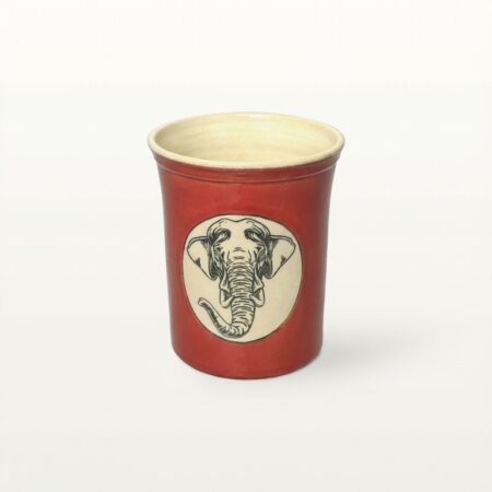 Große Tasse - Graphico Natur - Elefant - Rot