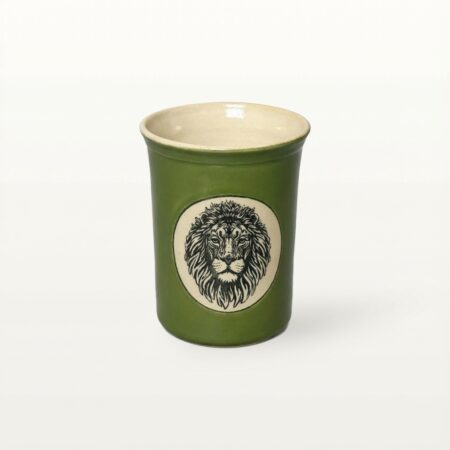 Große Tasse - Graphico Natur - Löwe - Grün