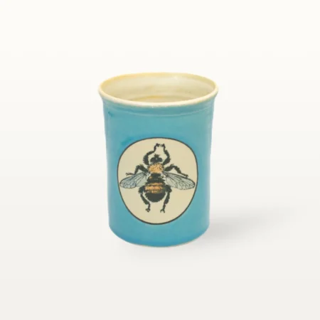Große Tasse - Graphico Natur - Biene - Türkis