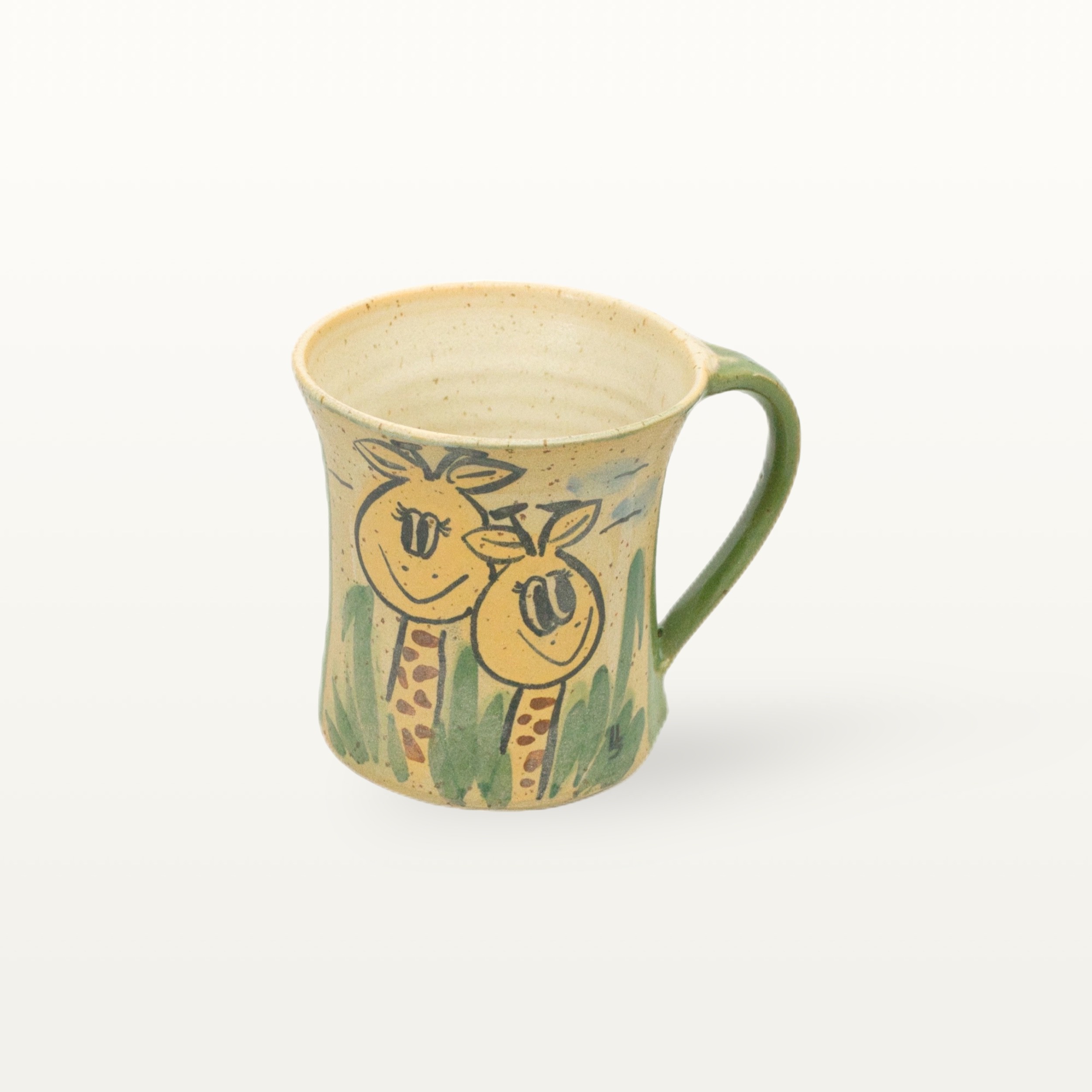 Tasse Giraffe - Tierfreunde - Grün 1 Tasse Giraffe - Tierfreunde - Grün