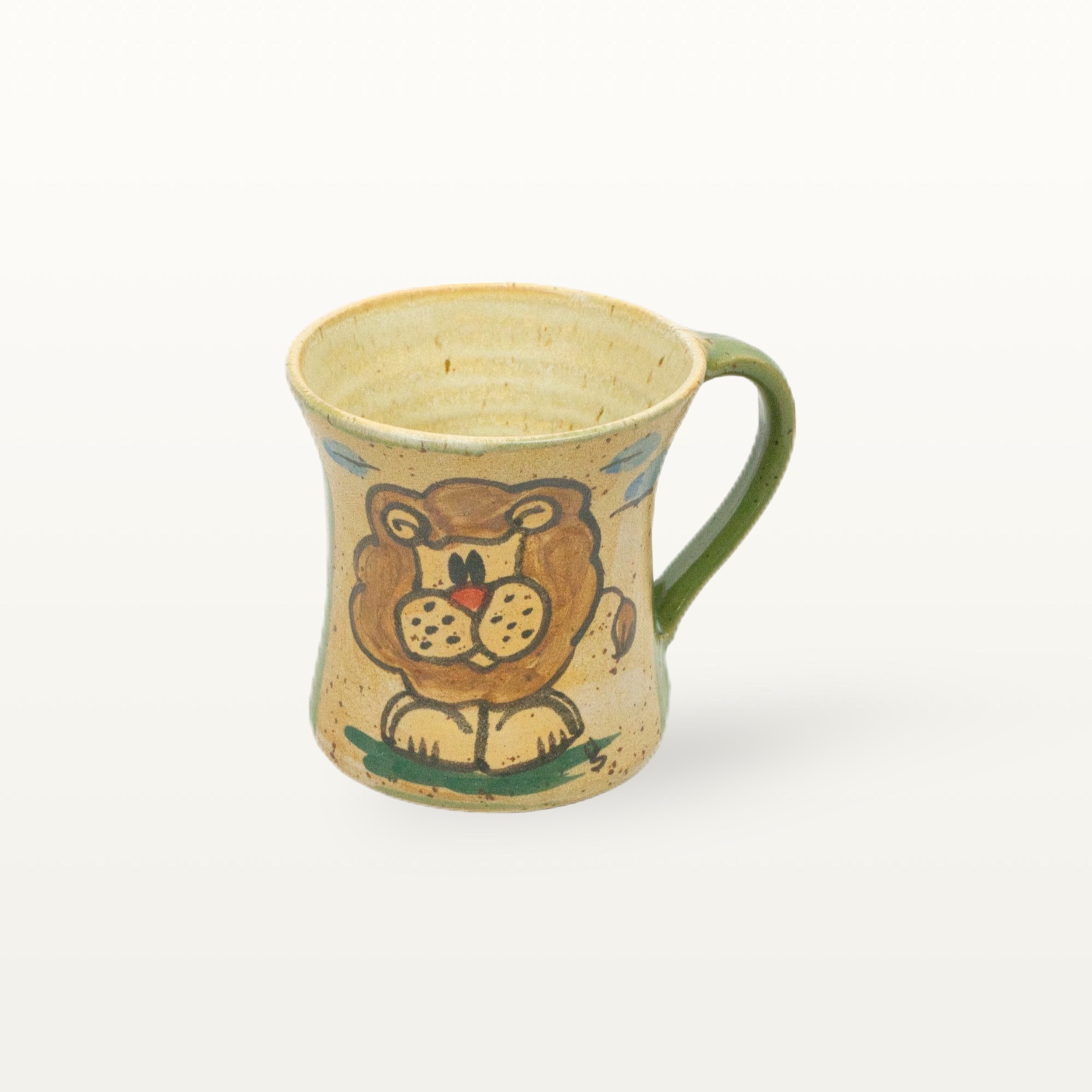 Tasse Löwe - Tierfreunde - Grün 1 Tasse Löwe - Tierfreunde - Grün