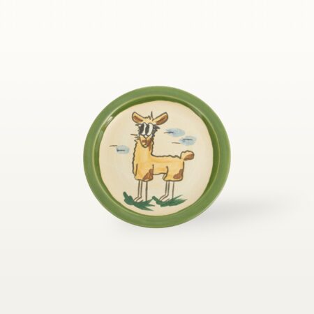 Teller Lama - Tierfreunde - Grün – Bild 3