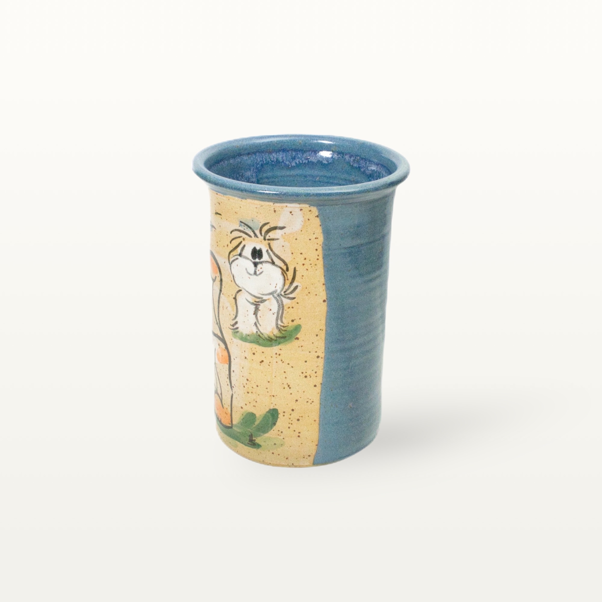 Bestecktopf Katze Hund - Tierfreunde - Blau 2 Bestecktopf Katze Hund - Tierfreunde - Blau – Bild 2