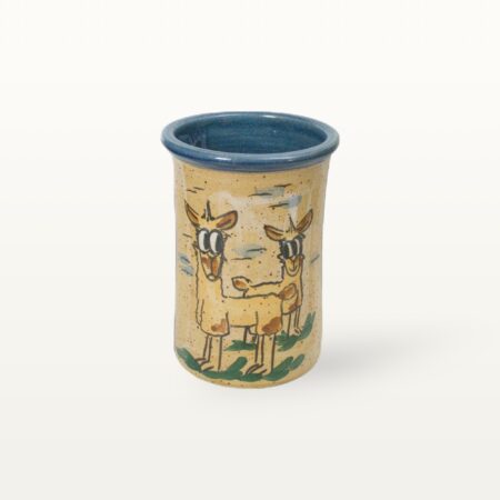 Bestecktopf Lama - Tierfreunde - Blau