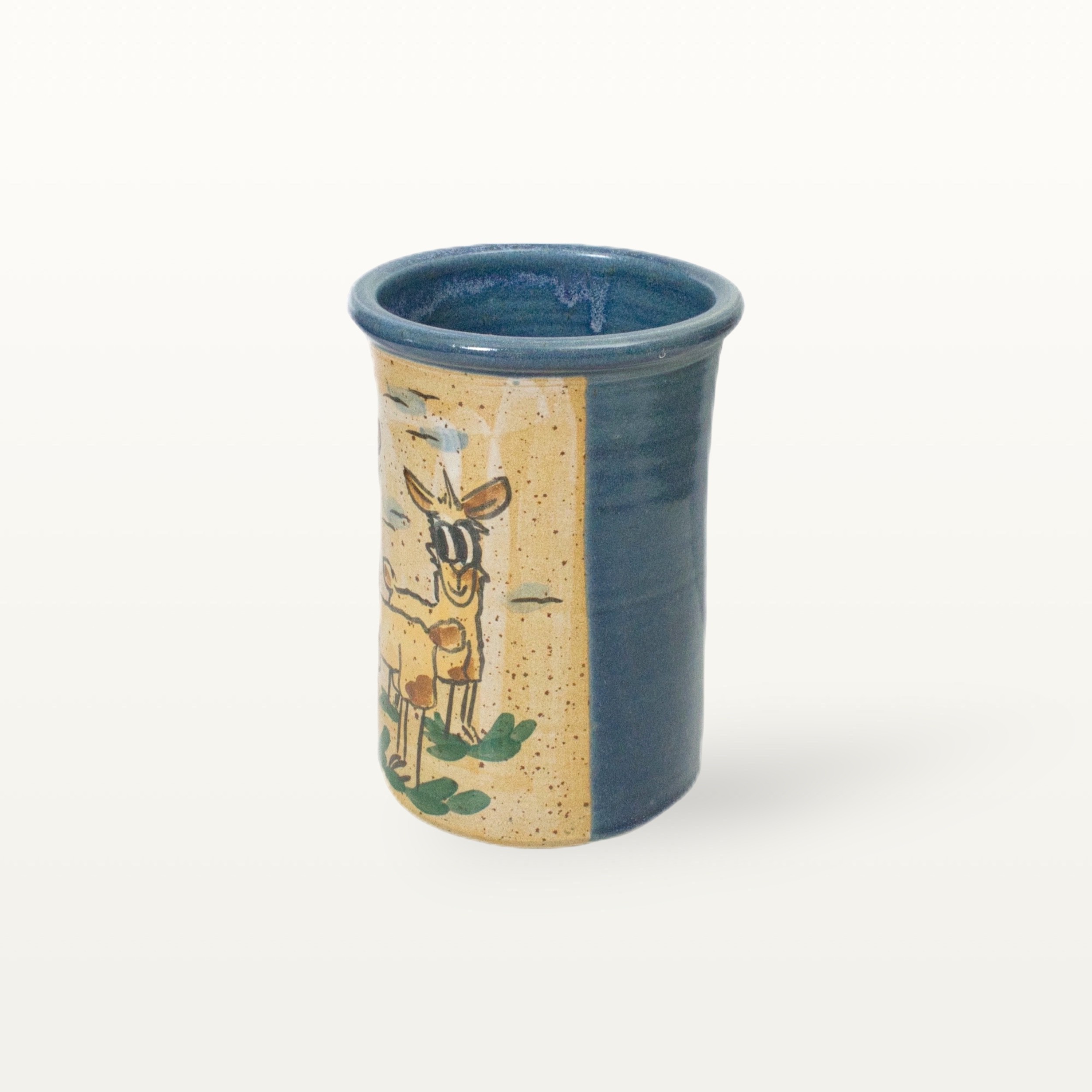 Bestecktopf Lama - Tierfreunde - Blau 2 Bestecktopf Lama - Tierfreunde - Blau – Bild 2
