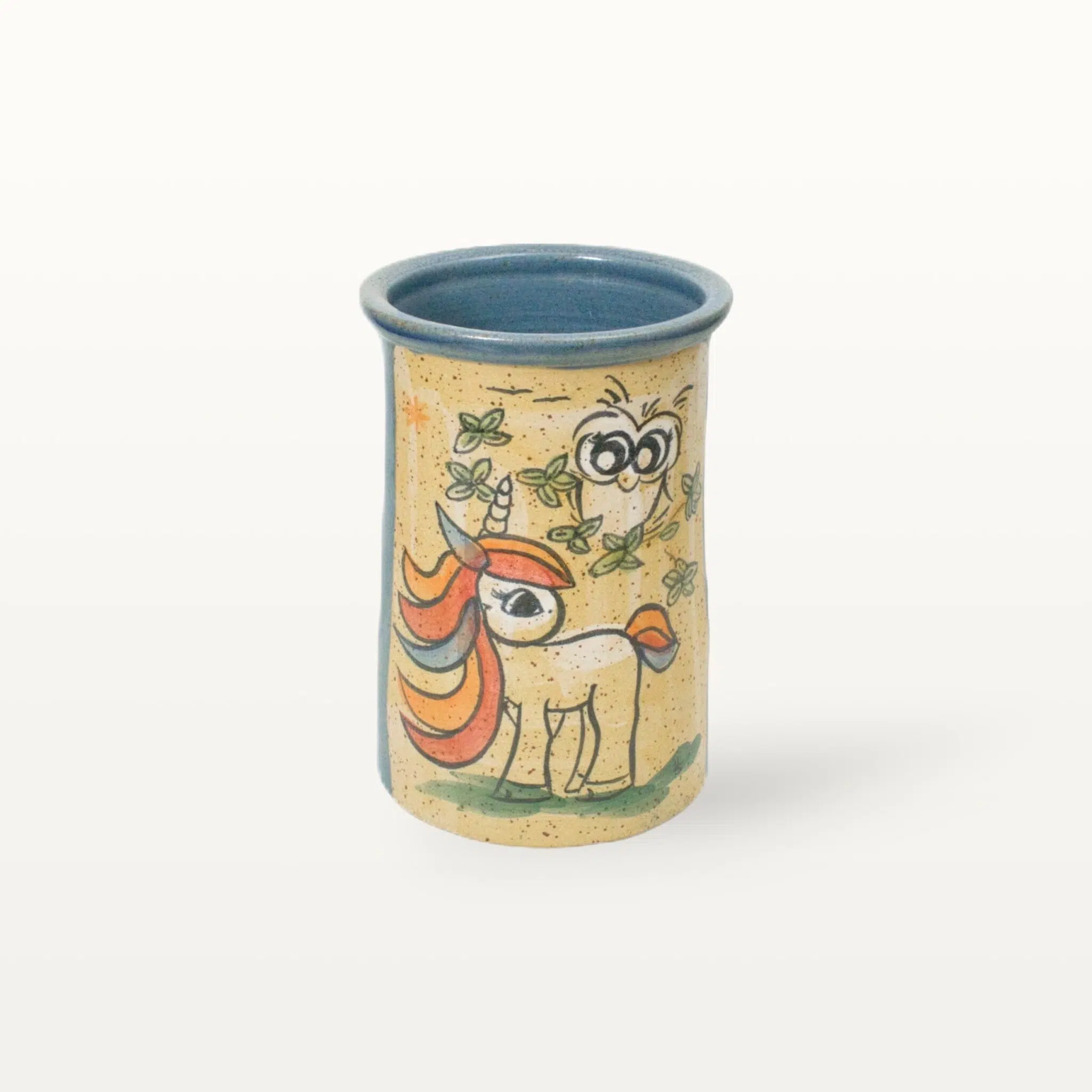 Bestecktopf Einhorn - Tierfreunde - Blau