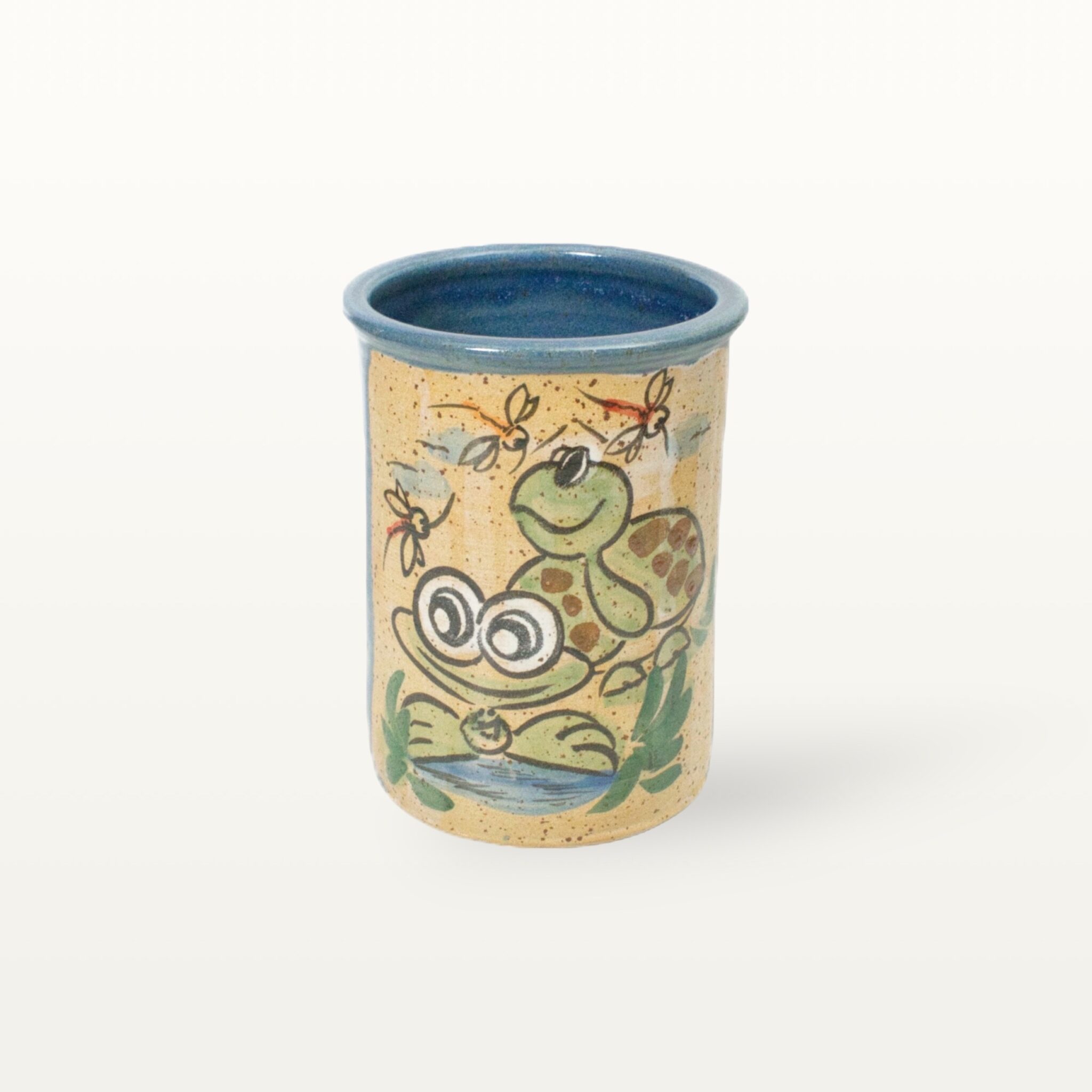 Bestecktopf Schildkröte Frosch - Tierfreunde - Blau 1 Bestecktopf Schildkröte Frosch - Tierfreunde - Blau