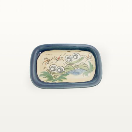 Servierplatte Frosch - Tierfreunde - Blau