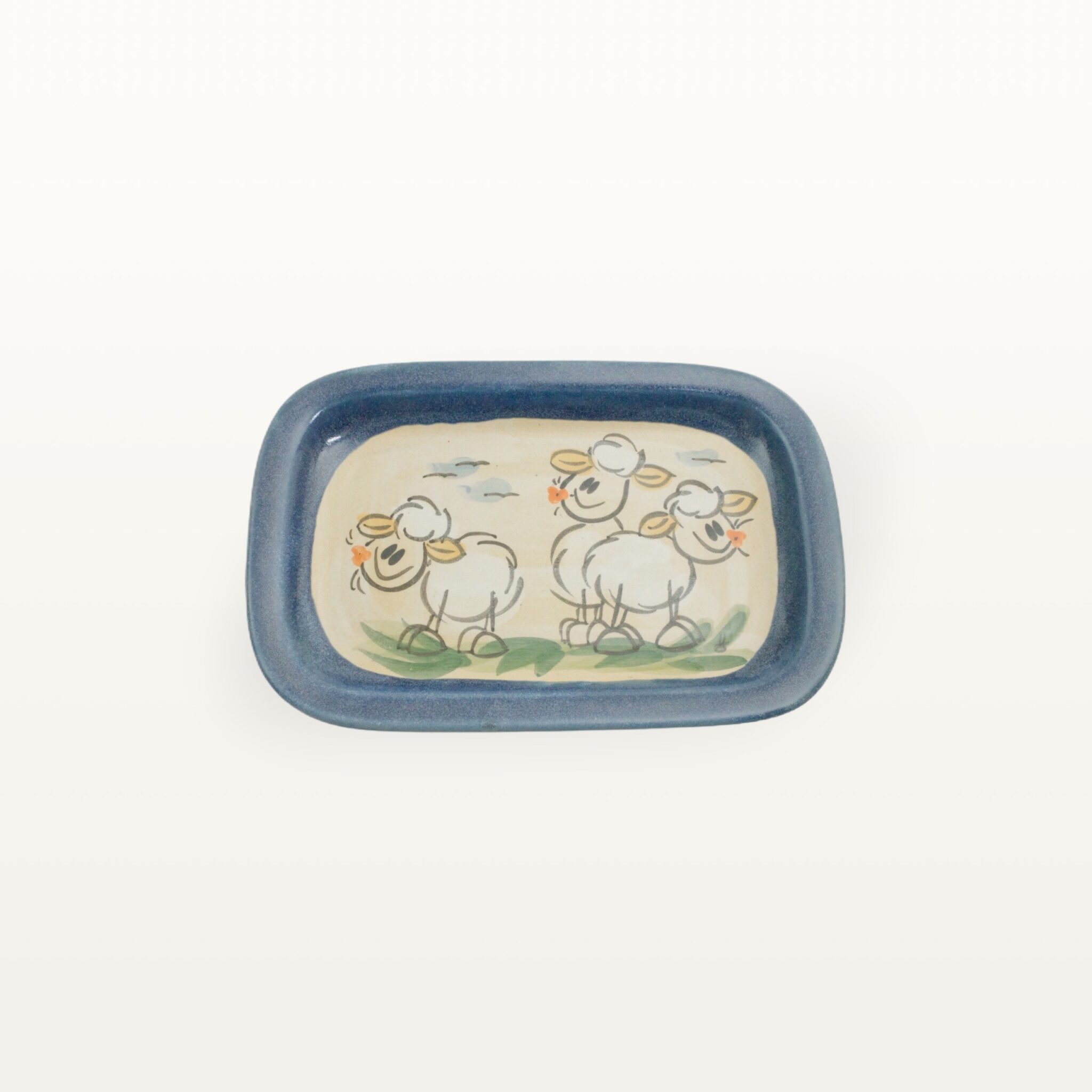Servierplatte Schaf - Tierfreunde - Blau 7