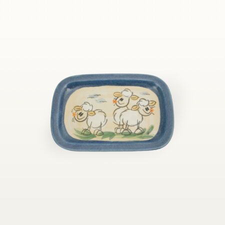 Servierplatte Schaf - Tierfreunde - Blau 5 Servierplatte Schaf - Tierfreunde - Blau – Bild 3