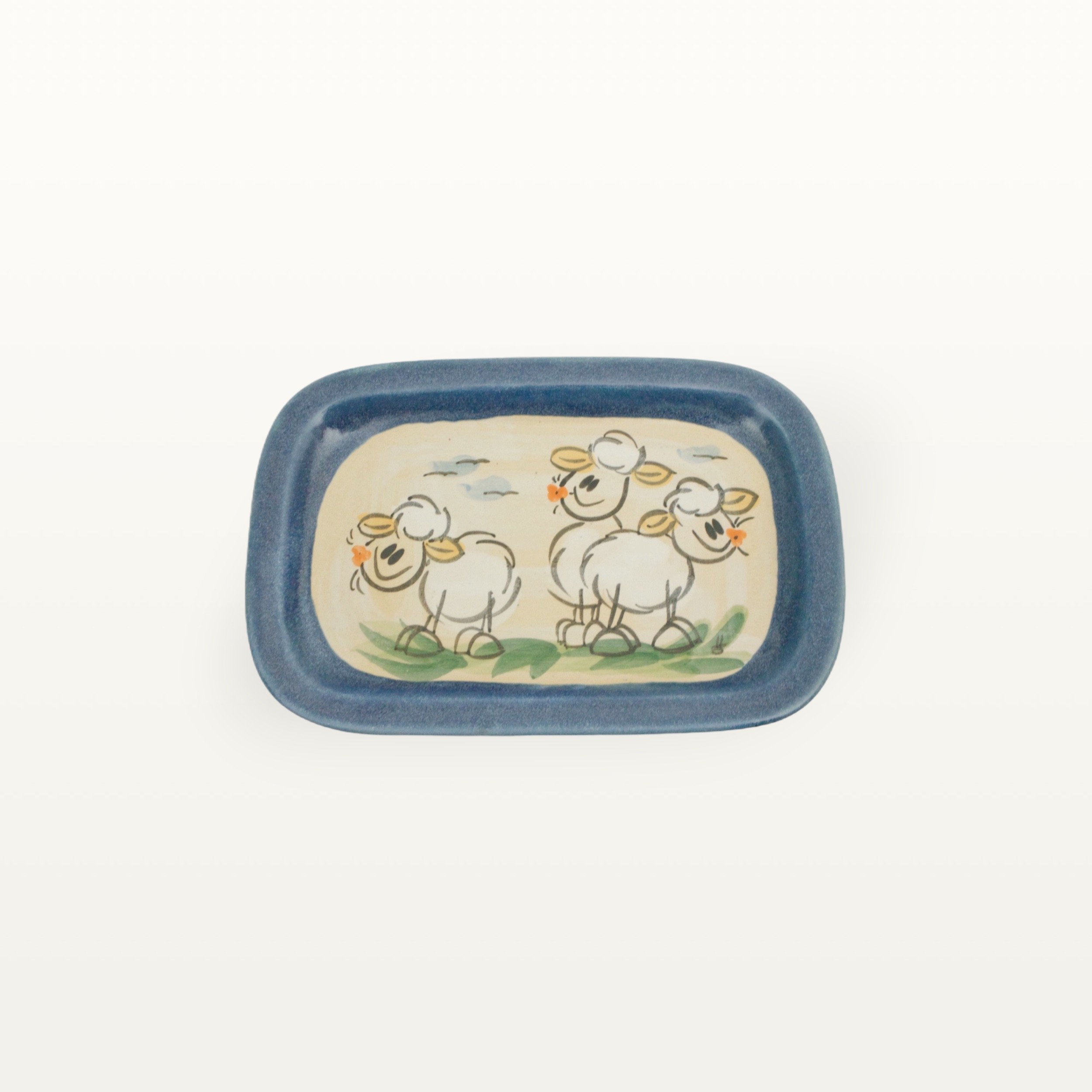 Servierplatte Schaf - Tierfreunde - Blau 3 Servierplatte Schaf - Tierfreunde - Blau – Bild 3