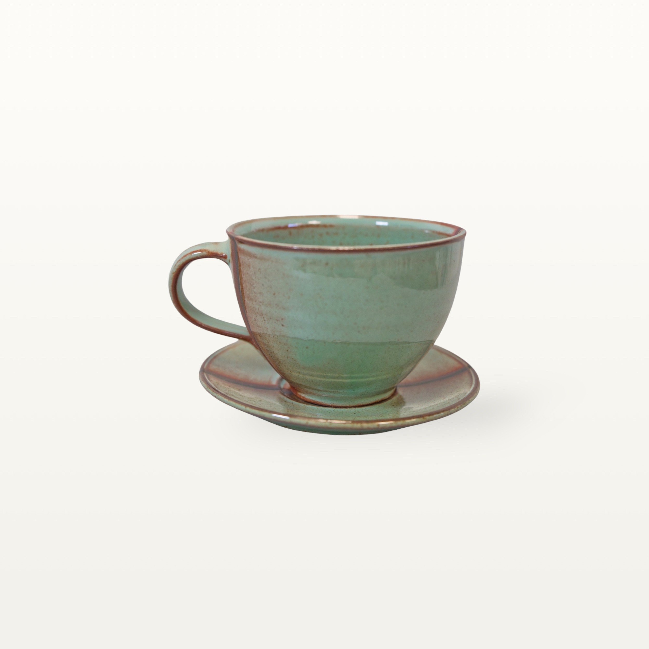 Praktische Untertasse - Grün 2 Praktische Untertasse - Grün – Bild 2