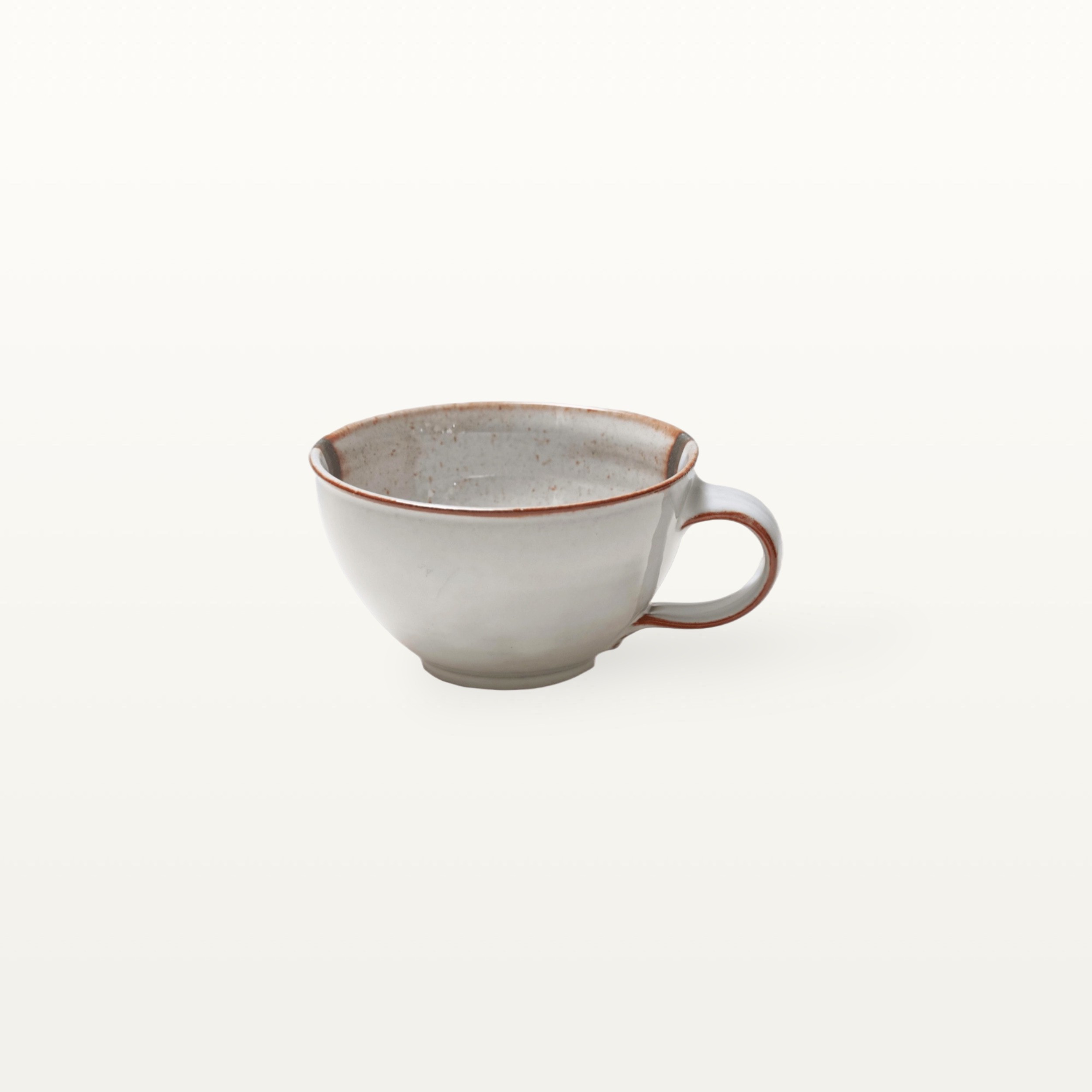 Stapelbare Kaffee- und Teetasse - Weiß 1 Stapelbare Kaffee- und Teetasse - Weiß