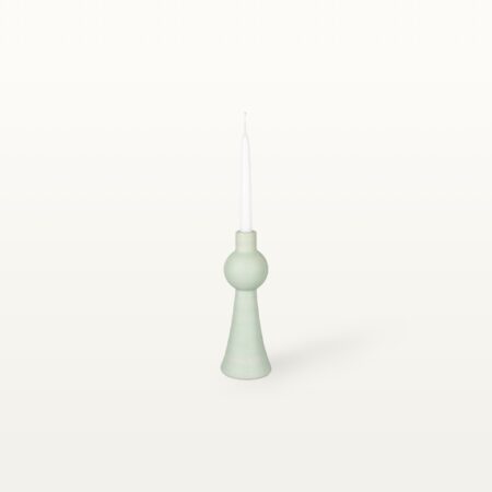 Kleine Vase / Kerzenhalter "Fernsehturm" - Hellgrün