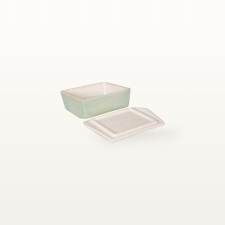 Elegante Butterdose - StayHome - Hellgrün – Bild 3