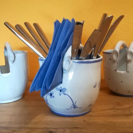 Besteck- und Serviettenhalter "Butler" - Blume – Bild 5