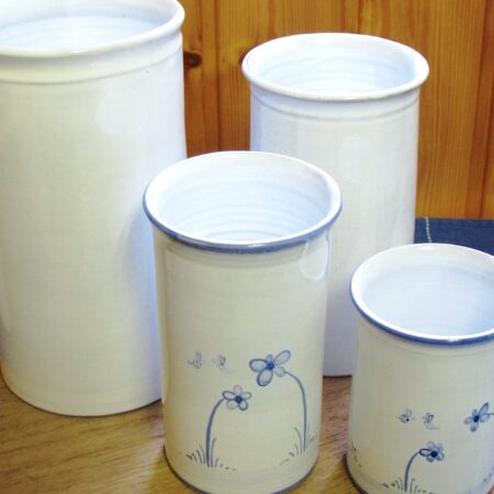 Keramik Vase "Klassik" - Mittel - Blume – Bild 5