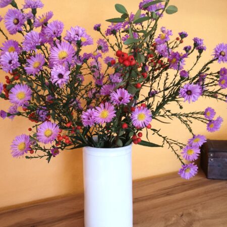 Keramik Vase "Klassik" - Mittel - Blume – Bild 6