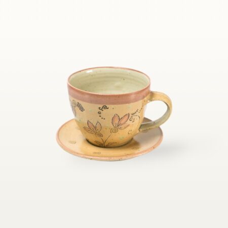 Cappuccinogedeck "Piazza" - Orange
