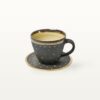 Cappuccinogedeck "Piazza" - Schwarz 10