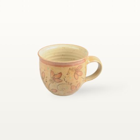 Bauchige Tasse "Liguria" - Orange
