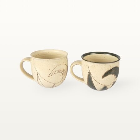 Bauchige Tasse "Schmunzelkatze" - Schwarz – Bild 3