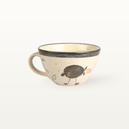 Große Tasse "Wolkenschaf" - Schwarz