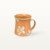 Mittlere Keramiktasse - Shino mit Blume 11