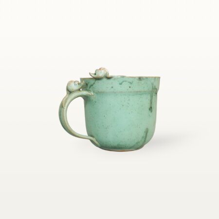 Bauerntasse - Grün mit Maus – Bild 2