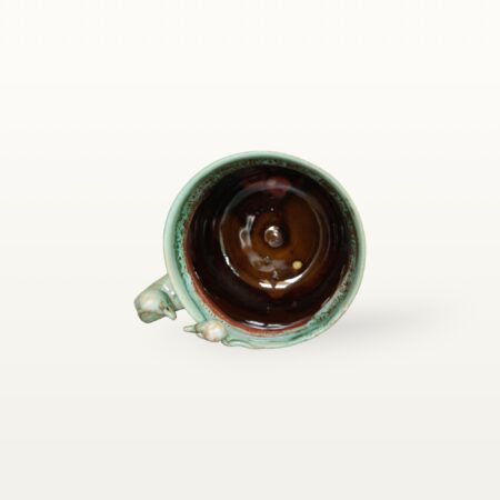 Bauerntasse - Grün mit Maus – Bild 4