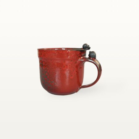 Bauerntasse - Rot mit Maus