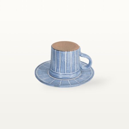 Alternative view of Espresso-Gedeck "Feinstrich Blau"