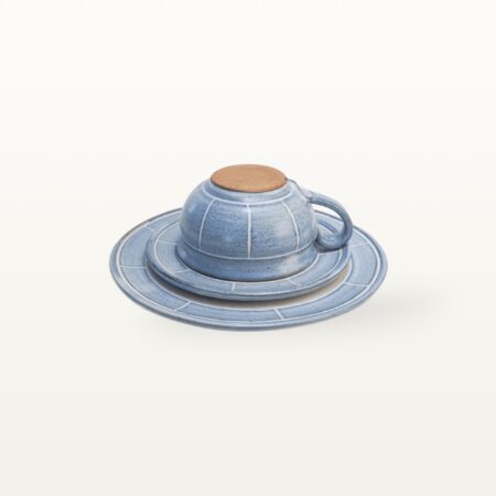 Gedeck "Feinstrich Blau" – Bild 3