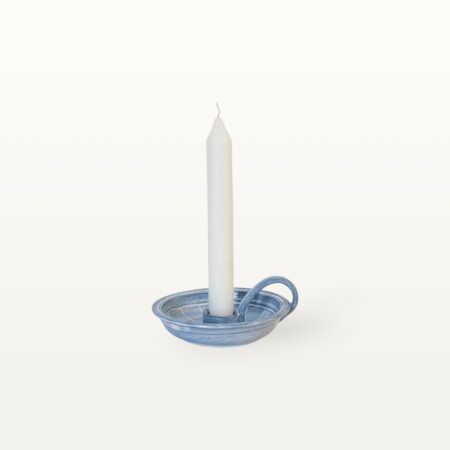 Leuchter mit Henkel "Feinstrich Blau"