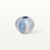 Kugelvase "Feinstrich Blau" - Breite Streifen 9