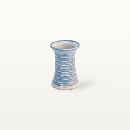 Kleine Vase "Feinstrich Blau" - tailliert
