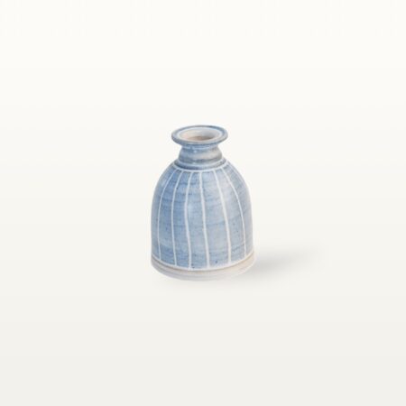 Kleine Vase "Feinstrich Blau" - stylisch