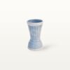 Mittlere Vase "Feinstrich Blau" - öffnend 9